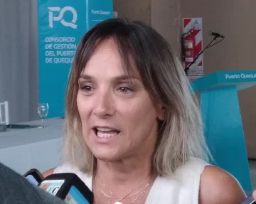 Malena Galmarini también llegó a Necochea para acompañar a Jimena López
