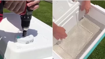 Fabricó un aire acondicionado casero y se volvió viral
