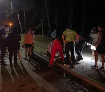 Una corredora fue atropellada por un vehículo en la avenida Pinolandia