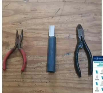 Otorgaron la detención a los “roba cables” atrapados en Quequén