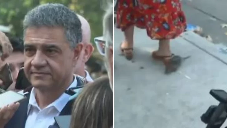 El insólito momento que vivió Jorge Macri durante una nota: apareció una rata y espantó a todos