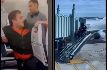 Terror en el aire: un pasajero quiso abrir la puerta de emergencia en pleno vuelo