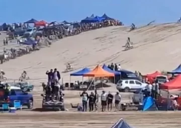 Un corredor del Enduro sufrió un grave accidente y embistió a varios espectadores