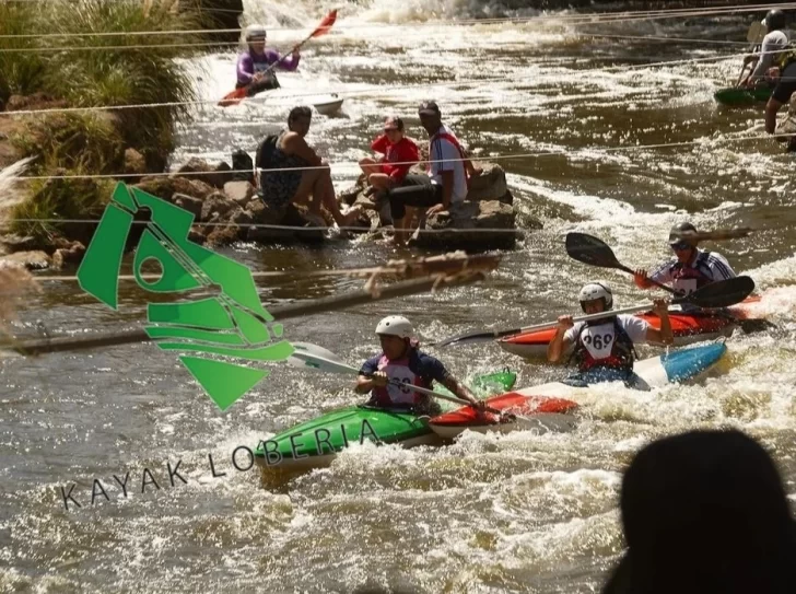 Con más de 100 kayakistas se desarrolló el Provincial de Slalom y Descenso