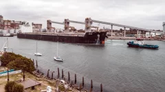 Puerto Quequén: seis buques operaron durante la semana con destinos internacionales