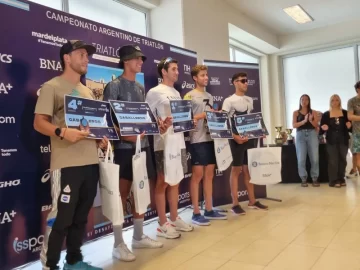 El necochense Lucas Cossio fue campeón bonaerense de triatlón en su categoría