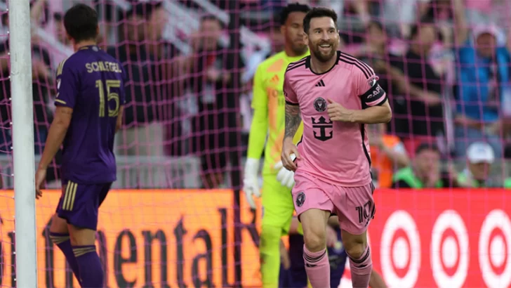 Doblete de Messi en la goleada de Inter Miami ante Orlando City