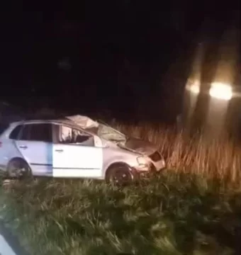 Ruta 88: vehículo chocó con caballo, dos personas heridas