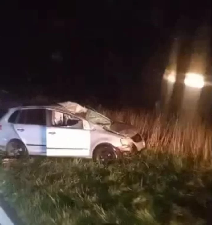 Ruta 88: vehículo chocó con caballo, dos personas heridas