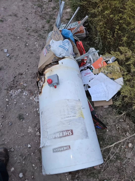 Arrojó basura en el Paseo de la Ribera, pero sus datos figuran en varios papeles