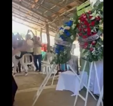 Una familia fue testigo de una aterradora “despedida” durante un velorio