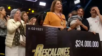 Una docente universitaria ganó $24 millones en Los 8 Escalones