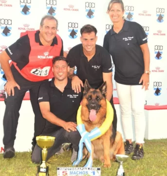 Necochea es orgullo nacional e internacional de la raza Ovejero Alemán