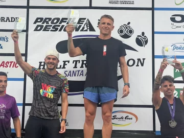 Brillantes resultados de triatletas necochenses en Entre Ríos