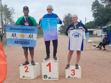 El necochense José Luis Alí se subió al podio en Coronel Dorrego
