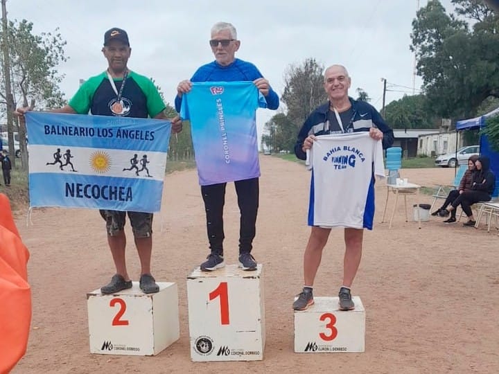 El necochense José Luis Alí se subió al podio en Coronel Dorrego