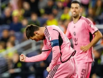 Con un doblete de Messi, el Inter Miami le ganó al Nashville SC