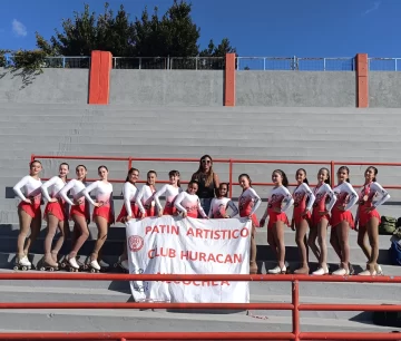 El patín artístico de Huracán tuvo su primera fecha en la AMP con excelentes resultados