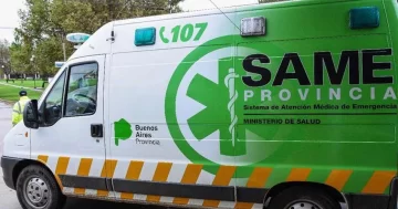 Un albañil cayó de un primer piso en una obra de la calle 71