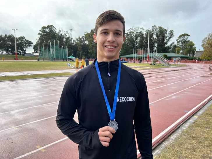 Facundo Muguiro completó un gran fin de semana para Necochea en el Provincial U20