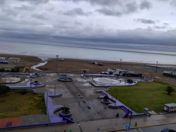 Intensa lluvia sobre Necochea y Quequén durante la madrugada