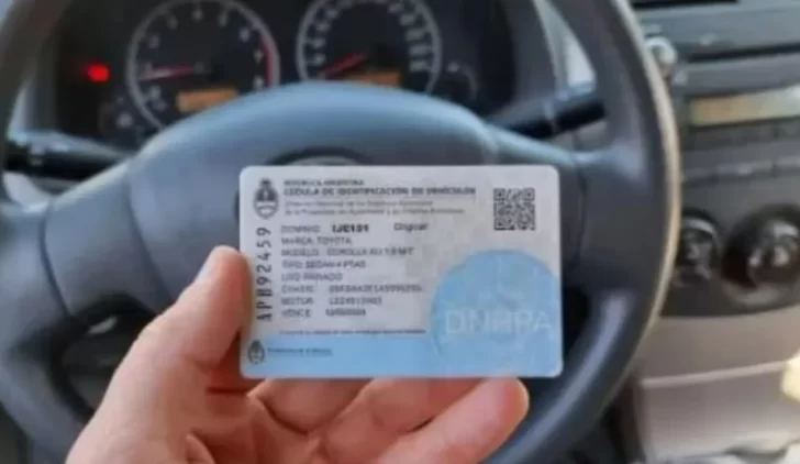 Desde hoy, no es necesaria la cédula azul para manejar un auto que no es propio