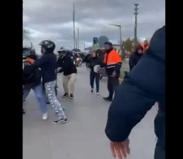 Trascendió otro video de la brutal golpiza en que dos inspectores fueron lesionados
