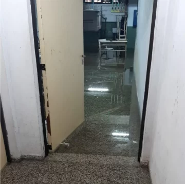 Se inundó el subsuelo de la secundaria 7