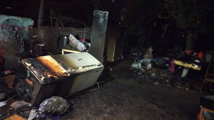 Se incendió una vivienda en 110 y 71