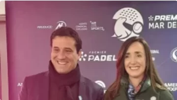 Villarruel visitó Mar del Plata y se fotografió con un senador radical
