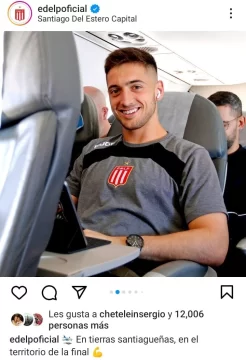Juan Pablo Zozaya y Estudiantes ya están en tierras santiagueñas para la final