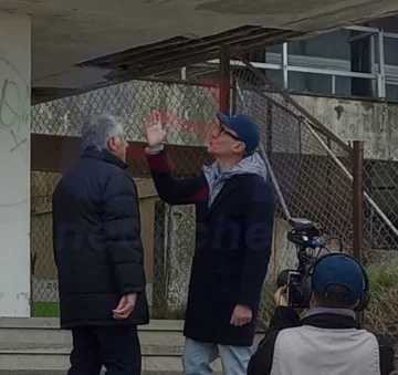 Malnatti grabó un informe sobre el Complejo Casino para Canal 13