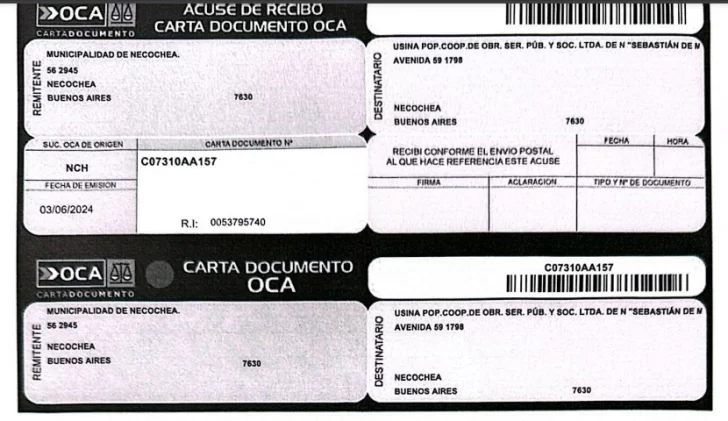 El municipio intimó a la Usina a cesar con su “conducta extorsiva”