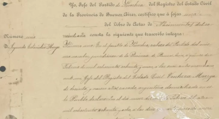 Hace 135 años se anotaba el primer nacimiento en Necochea