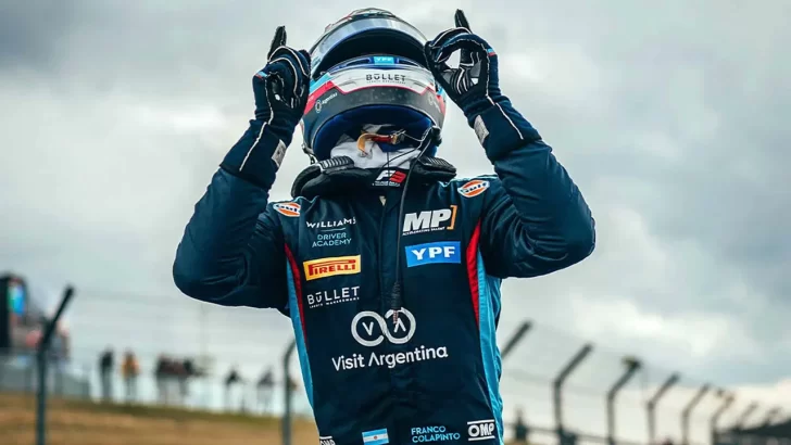 Colapinto hizo una gran carrera en Austria y terminó segundo