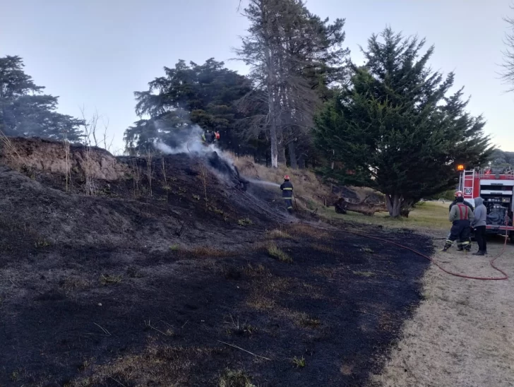 Hubo un incendio en inmediaciones de Puente Blanco