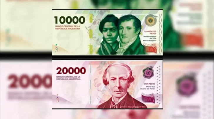 Cuándo llegan al país los billetes de $ 20.000 y en qué mes entrarían en circulación