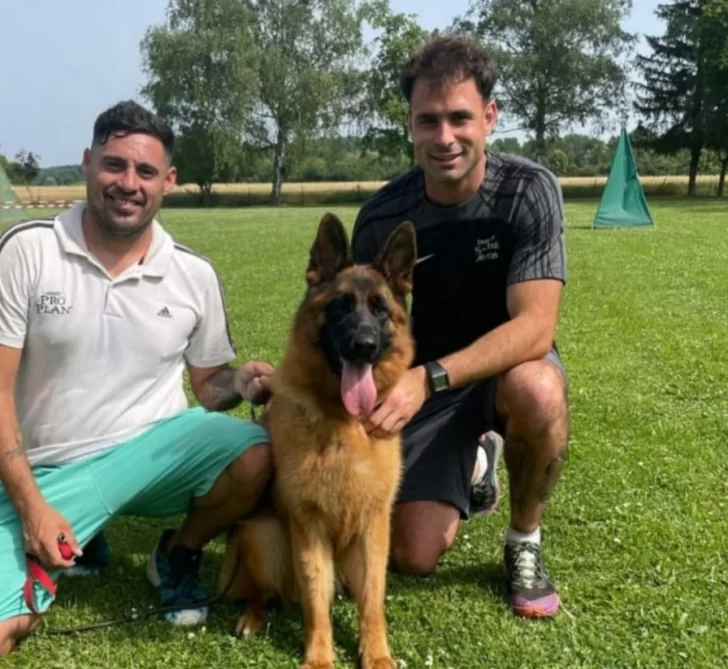 Criador y handler profesional de Necochea brilla en el Continente Europeo