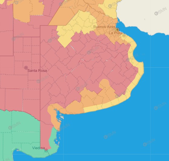 Se elevó a categoría Naranja la alerta por frío extremo para Necochea