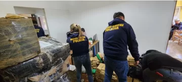 Secuestraron 7 toneladas de marihuana que viajaban ocultas en un camión