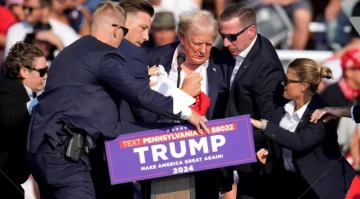 Donald Trump fue herido de bala en un atentado durante un acto de campaña