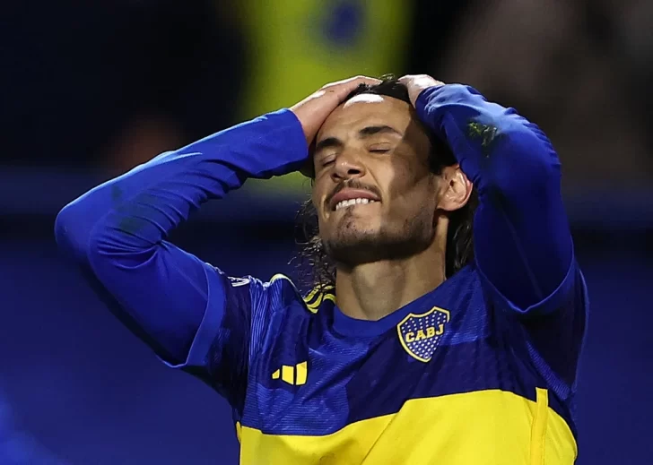 Cavani se pierde el debut de Boca en el Mundial de Clubes