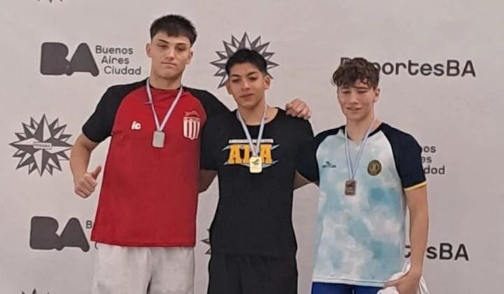 Llegan títulos y podios para Necochea desde Parque Roca en el Nacional de Cadetes