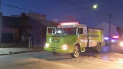 Incendio en calle 67 movilizó a los bomberos de madrugada