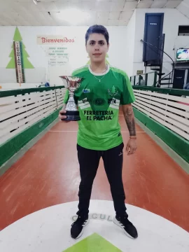 Franco Pacheco es el campeón necochense de bochas