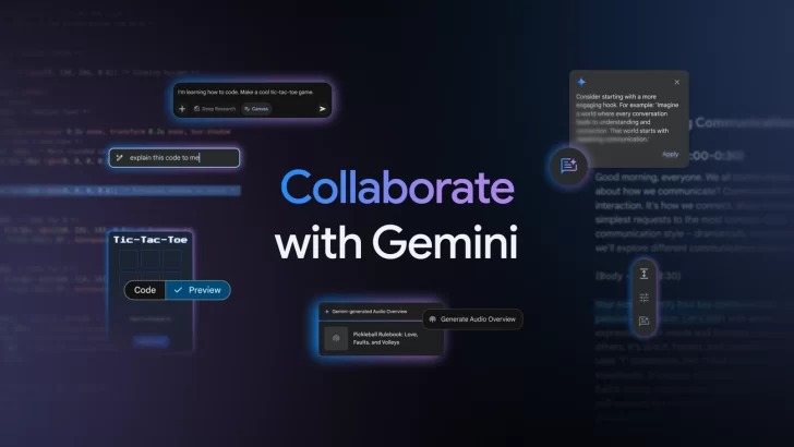 Gemini lanza nuevas funciones para crear, investigar y colaborar con inteligencia artificial