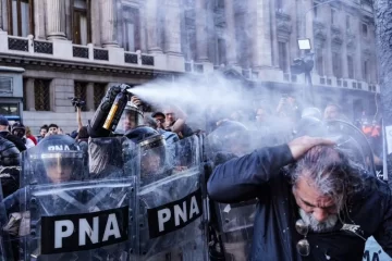 Un Congreso más que blindado: se esperan más de 2.000 policías en la marcha de los jubilados