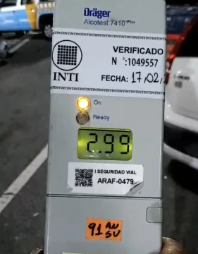 Manejaba con 2,99 de alcohol por Richeri: “Vengo del cumpleaños de mi hija”