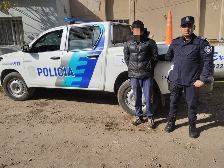 Aprehendido por daños, amenazas y pedido de captura activa