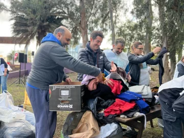 Recolectaron ropa de abrigo que será destinada a más de 1.000 niños y niñas